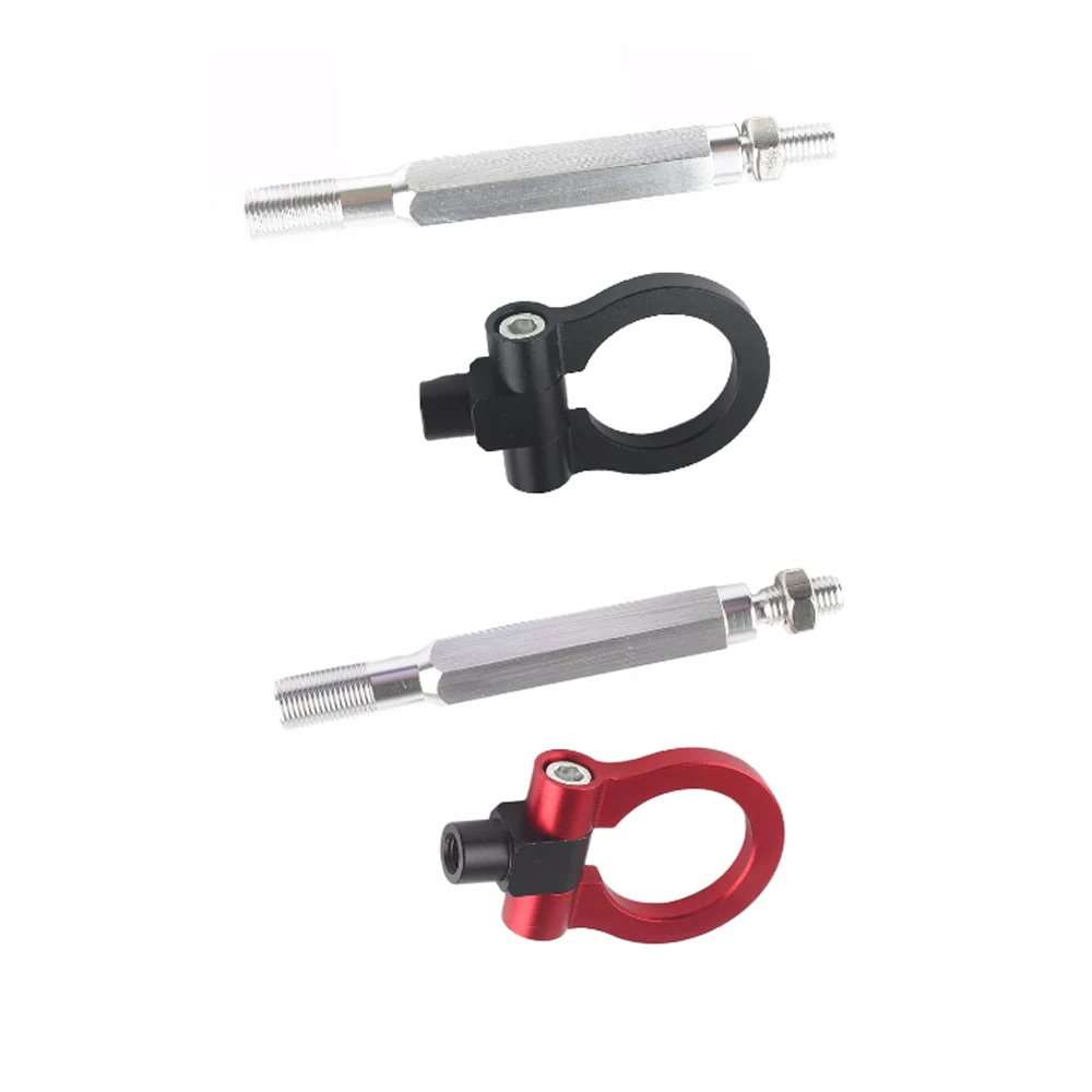 Black/Red Car Trailer Hook Tow Hook Aluminium Alloy for Scion FR-S 2013-up Subaru BRZ 2013-up Toyota Prius 2010-2015