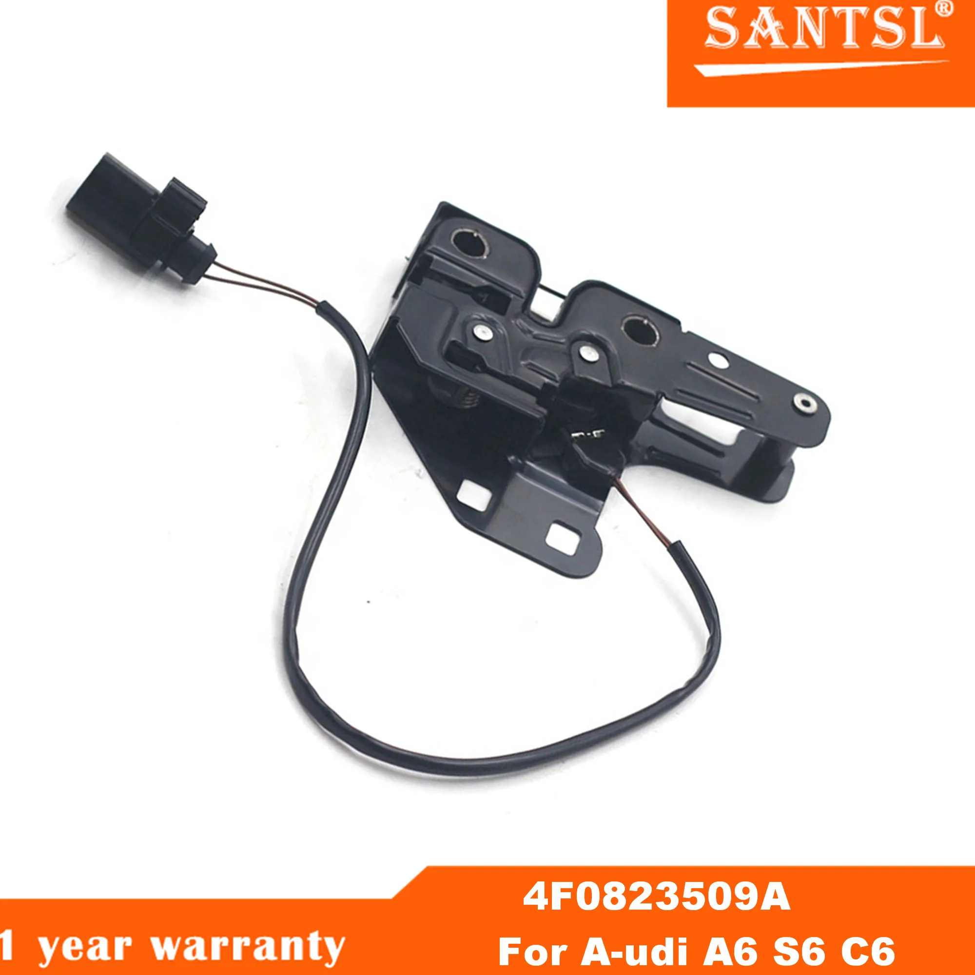 

1pc Latch Hood Lid Lock With Micro S-witch Sensor 4F0823509A 4F0823480B 2005 -2011 Fits For A-udi A6 S6 C6