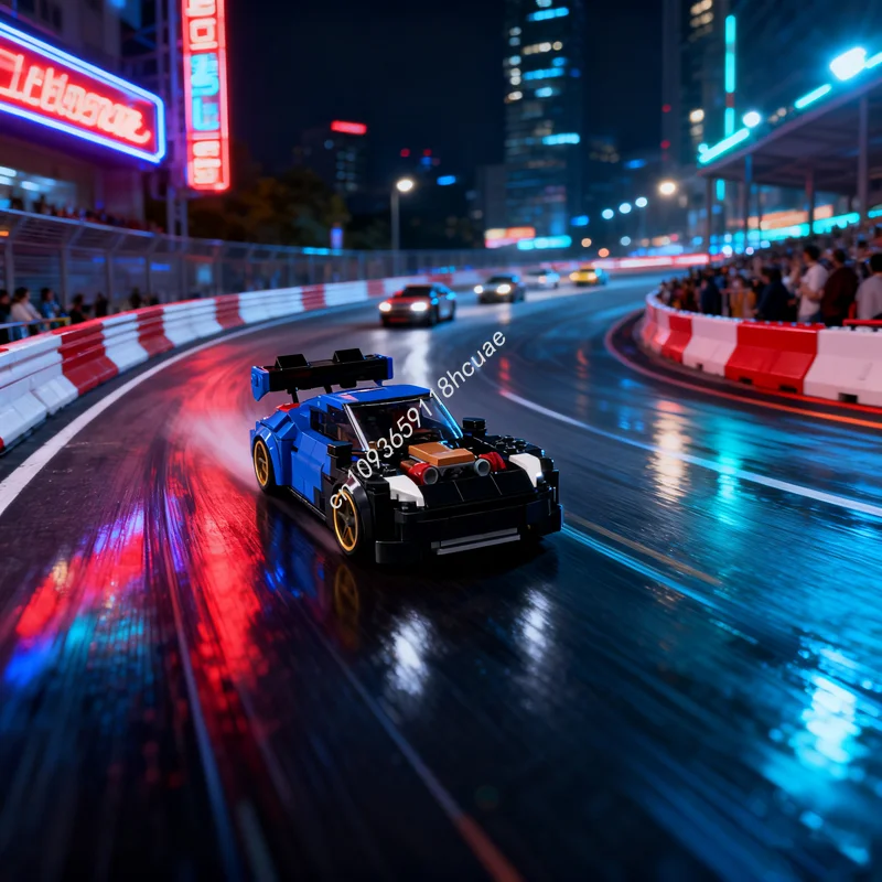 

376 шт. MOC Замечание LBWK City Champions Модель Строительные блоки Строительные рождественские подарки Идея «сделай сам» игрушки Кирпич Дети День рождения