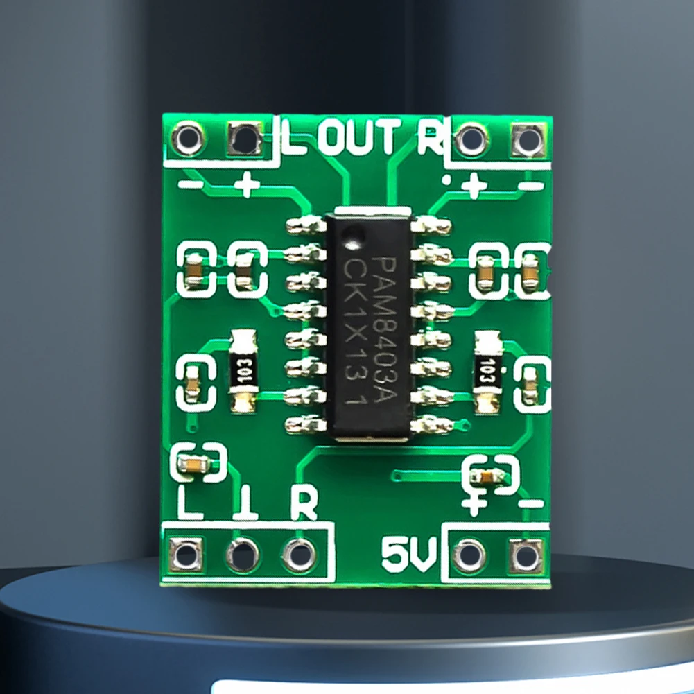 PAM8403 Mini moduł wzmacniacza mocy audio stereo z zasilaczem USB do kompaktowych, wysokiej jakości rozwiązań dźwiękowych