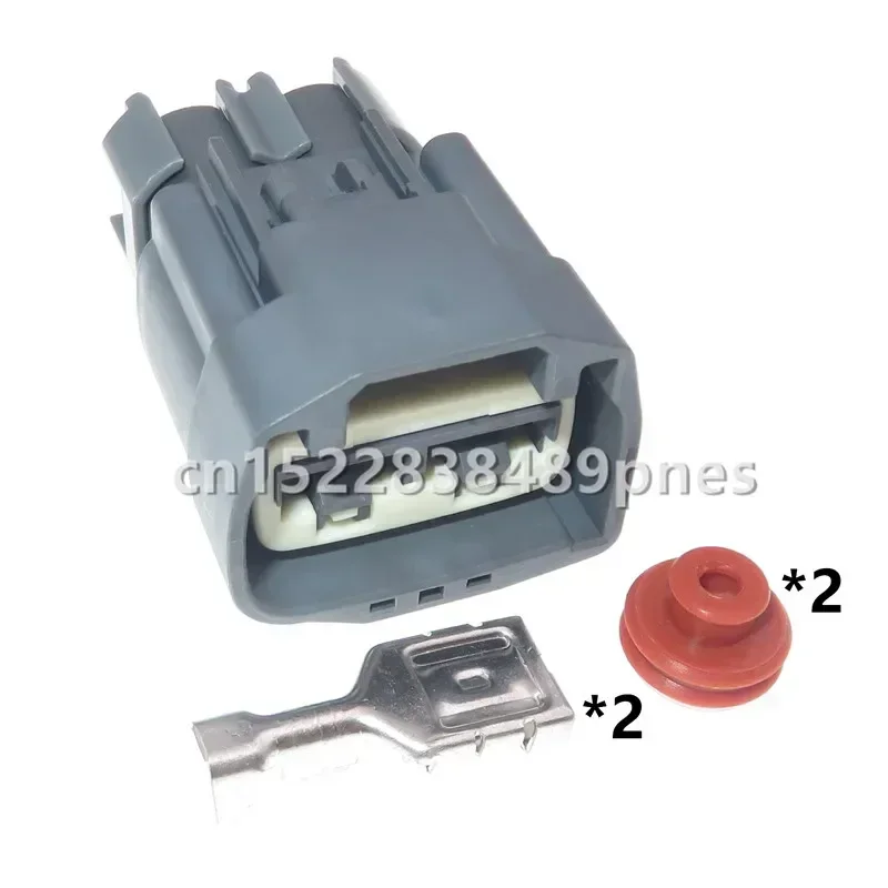 2 Pole 9.5mm Electronic Booster Pump Connector Plastic Waterproof Wiring Harness Socket For Ford Focus