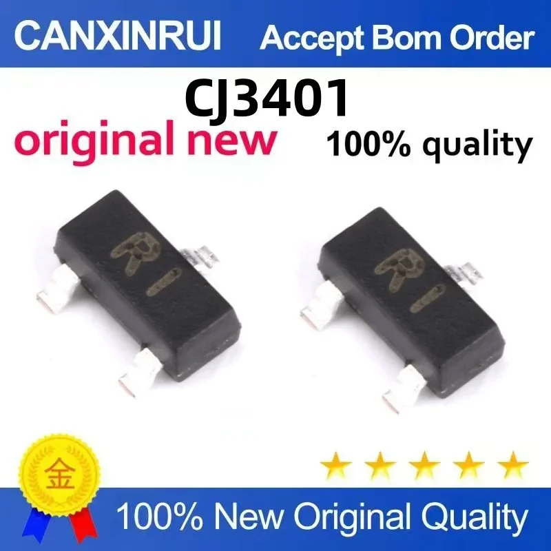 (5-100 pieces) Brand new CJ3401 silk screen R1 MOSFET SOT-23 spot chip IC
