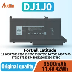 DJ1J0 Laptop Battery for Dell Latitude 12 7280 7290 E7280 E7290 13 7380 7390 E7380 E7390 14 7480 7490 E7480 E7490 C27RW PGFX4