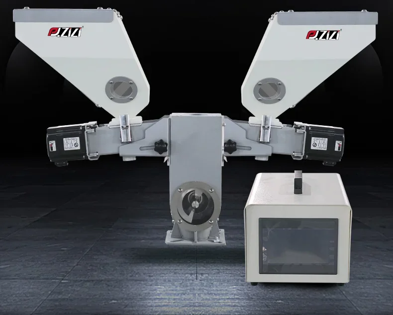 Nieuw ontwerp PLC-controller Industriële masterbatch-dosis met plastic volumetrische roeren