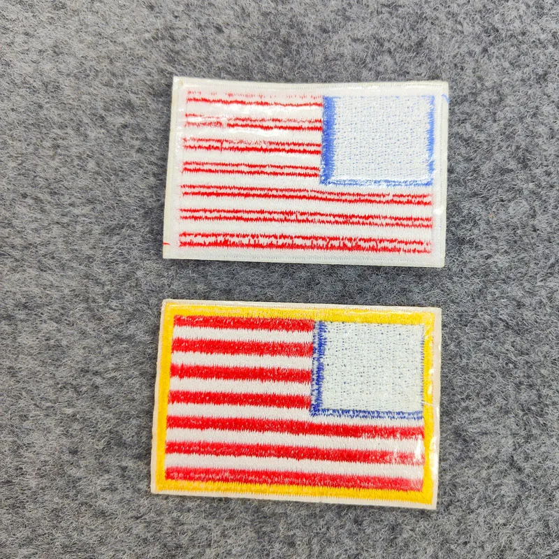 US Flag Embroidery Patch, DIY Ironing, Sewing Fabric, Clothing, Luggage, Shoes and Hats Accessories