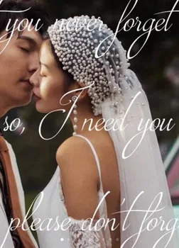 אורך אמצע מְמוּסמָר פנינה הבציר כלה צילום חתונה כובע סגנון רעלה כיסוי