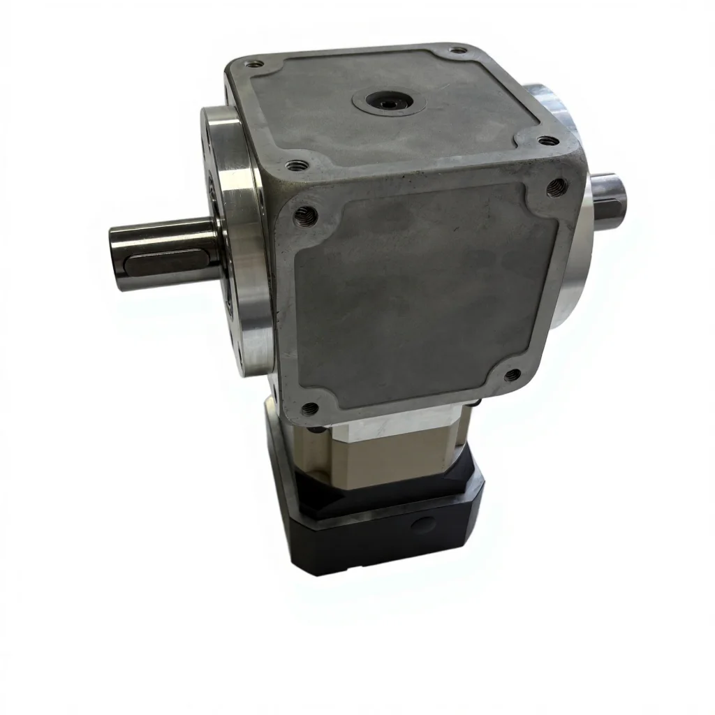 PW140 Series Right Angle Planetary Gearbox Hollow Shaft 360Nm Torque 5 HP CNC Robotics Machinery Construction Custom ODM