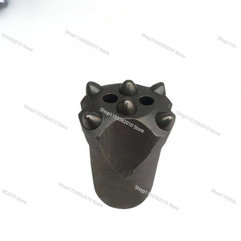 6  Teeth and 7  teeth taper button bits, mining drill bits for rock drilling and mining 32mm -50mm hard spherical cemented