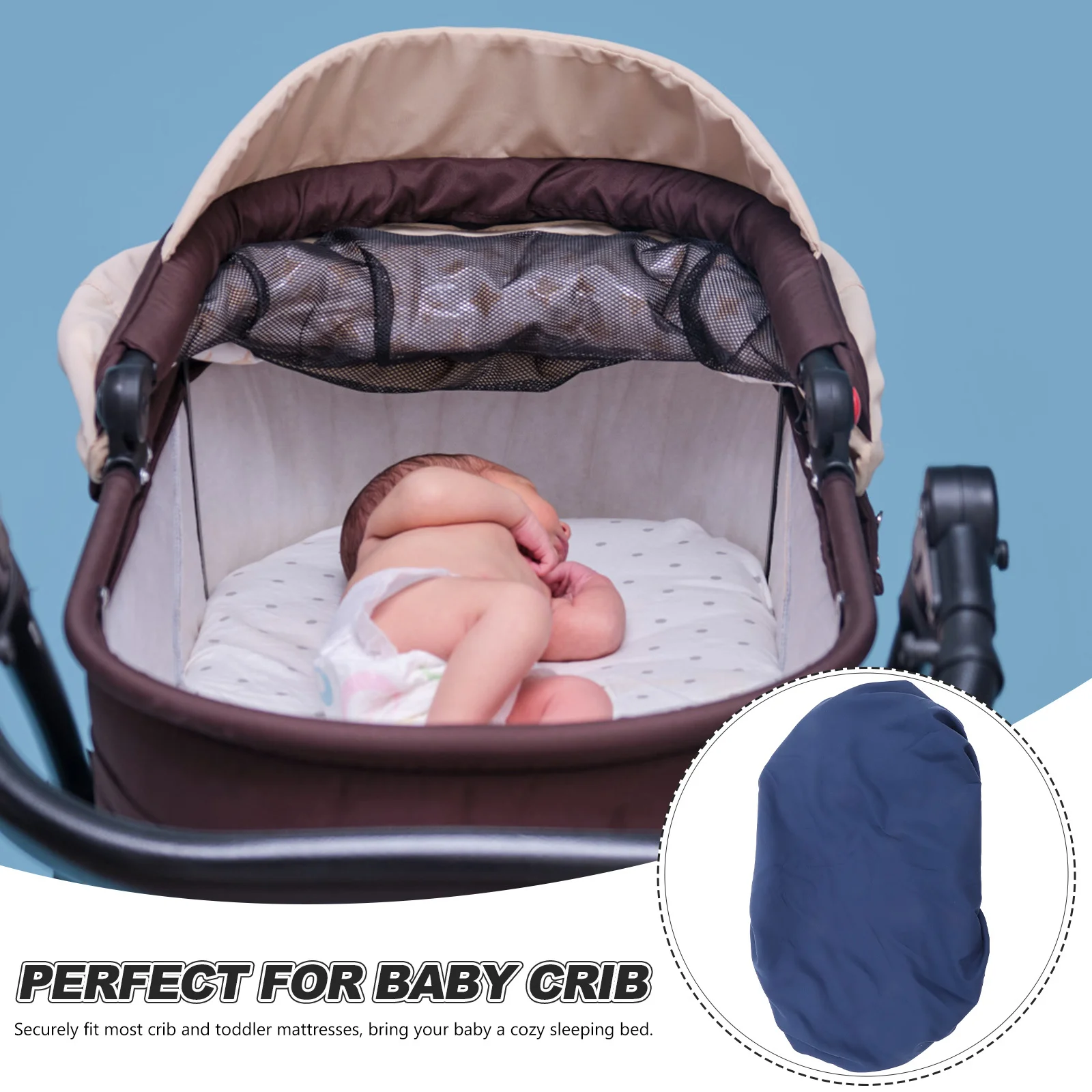 3 Pcs Microfiber Crib Sheet Baby Mattress Cover Protector Toddler Fitted Sheets