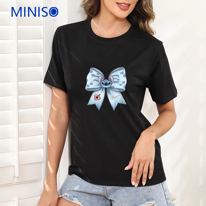 

Print Women Short Sleeve T-Shirt Fashion Cute Clothes Casual Comfortable New In Summer Clothing Disney Mickey Mouse Cartoon