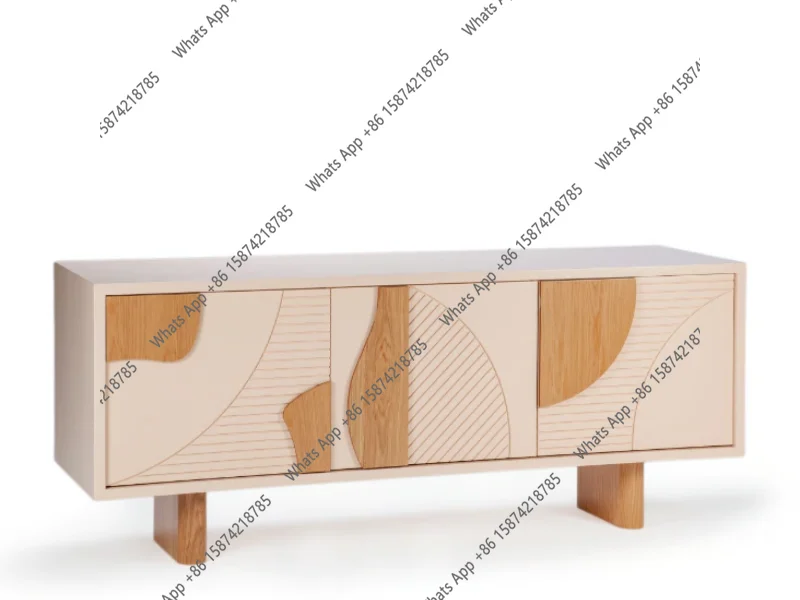 

Скандинавский современный минималистичный буфет для столовой, дизайнерский шкаф для хранения в гостиной, стильный и модный, с возможностью индивидуальной настройки.