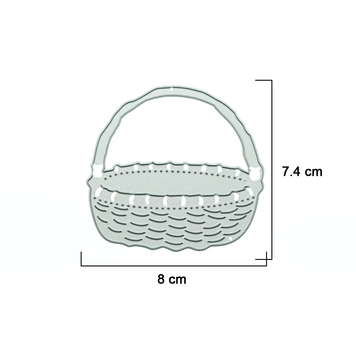 Embossing Dies Vintage Basket Pattern Metal Punch Cutter Scrapbooking Stencil For DIY Card Clipart Photo Album Decorating