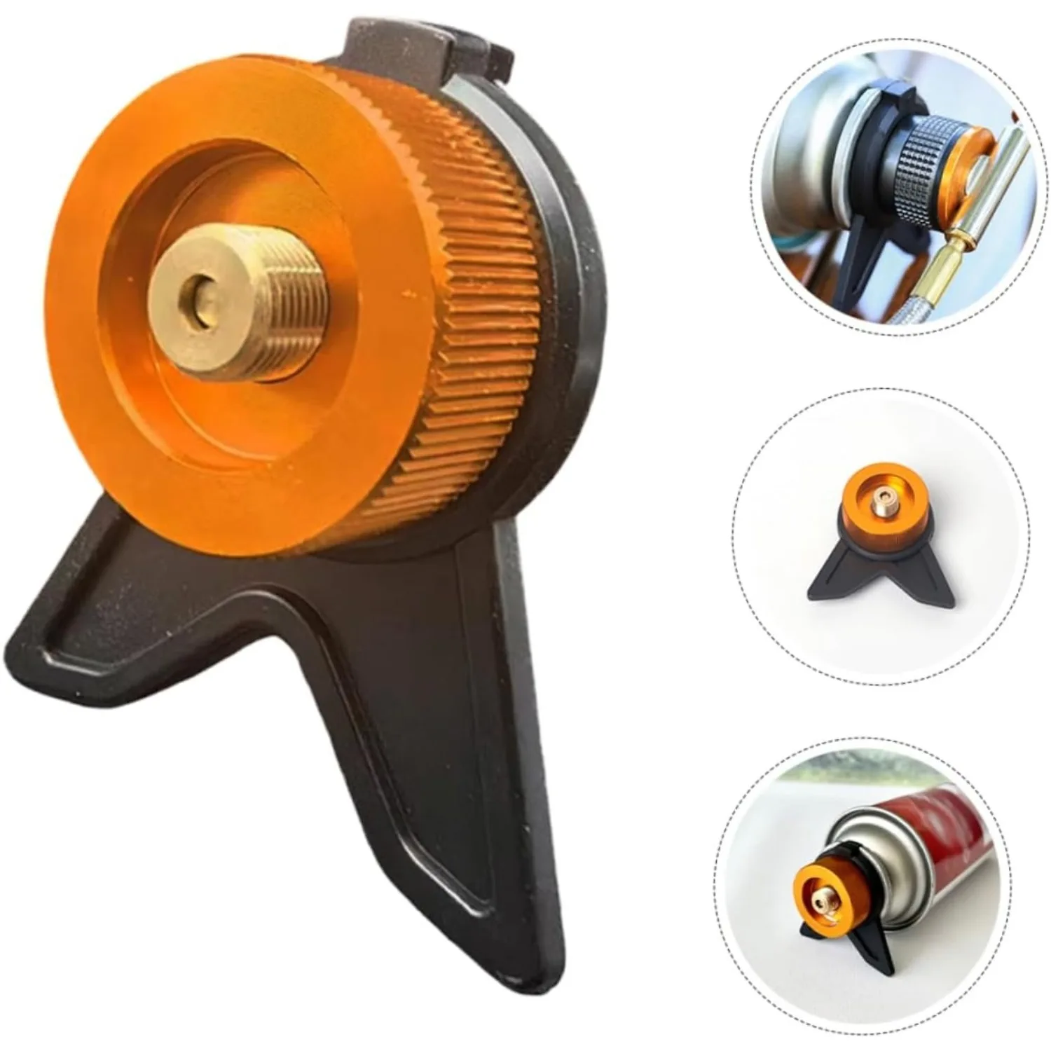 Propane Tank Parts Gas Tank Adapter Camping Supply Small Propane Converter Gas Refill Tool for Stove