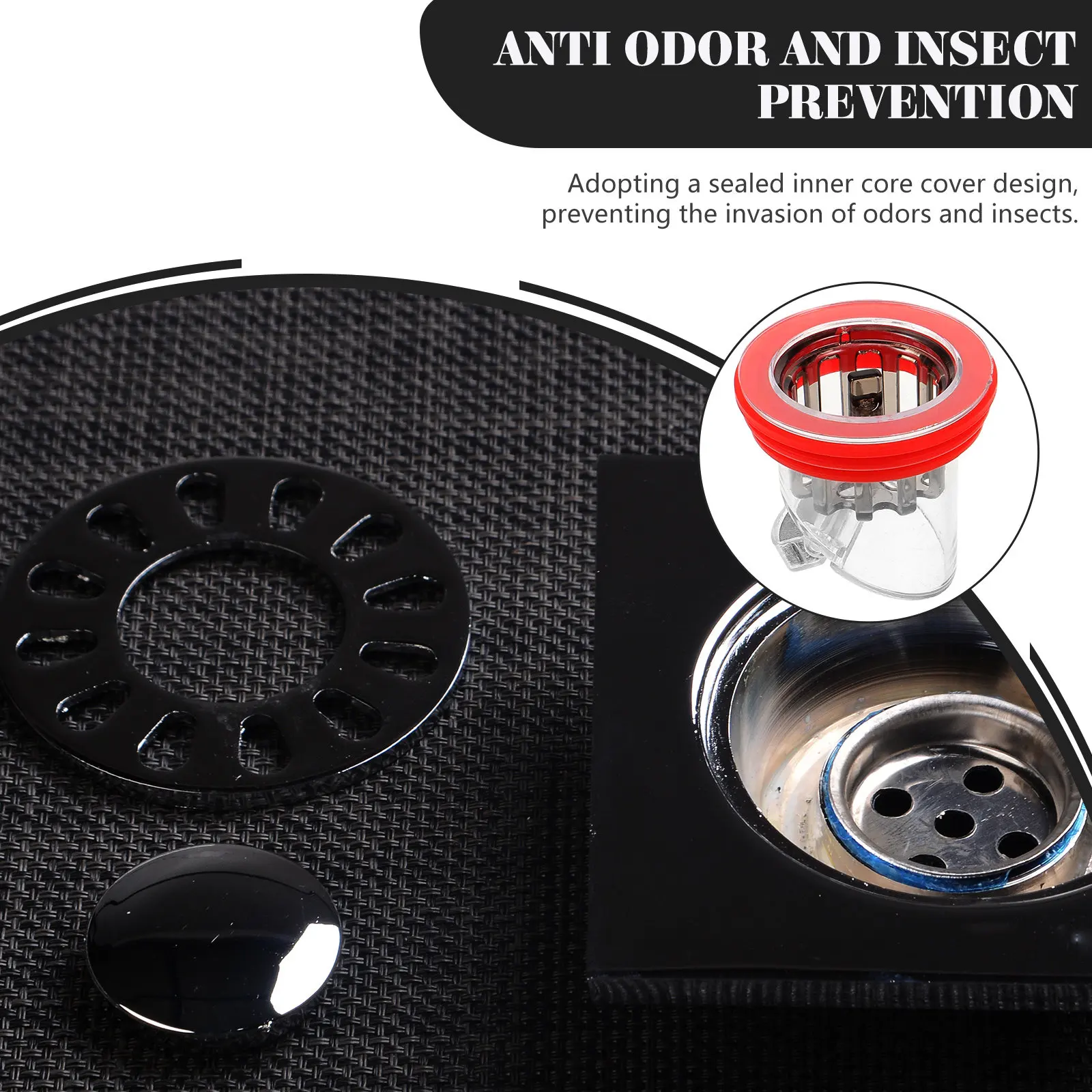 

Акриловая заглушка для напольного слива с защитой от запаха и обратного потока для душевых кабин, ванных комнат, канализационных стоков, предотвращающая засоры, пробка для раковины