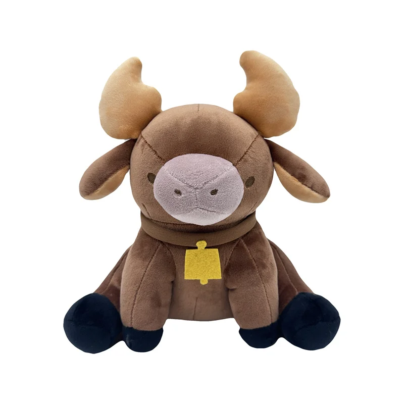 

Palia Chapaa plush Lifelike Highland Cow Plush Toy Bison Brown Stuffed Animal Simulation Wild Yak Doll Cattle Room Decor