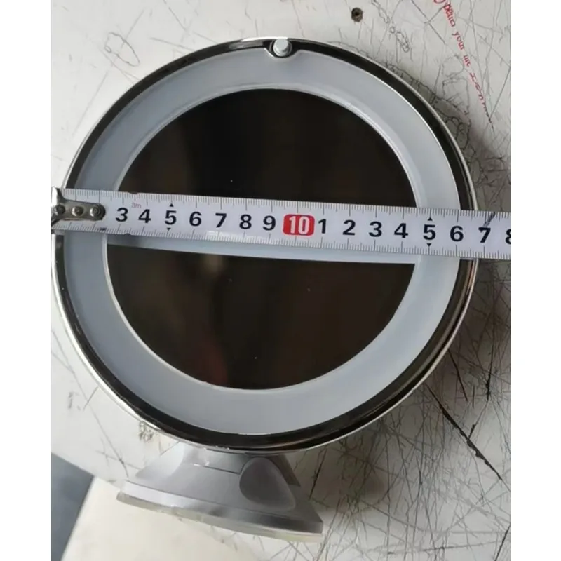 

Flexible 10x Magnifying Vanity Mirror with Lights Touch Screen Lighting Dressing Makeup Lamp Bottom Sucker Portable Design LED