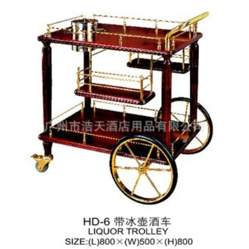Professional provision of stainless steel titanium and other hotel supplies wine truck, hotel service wine truck
