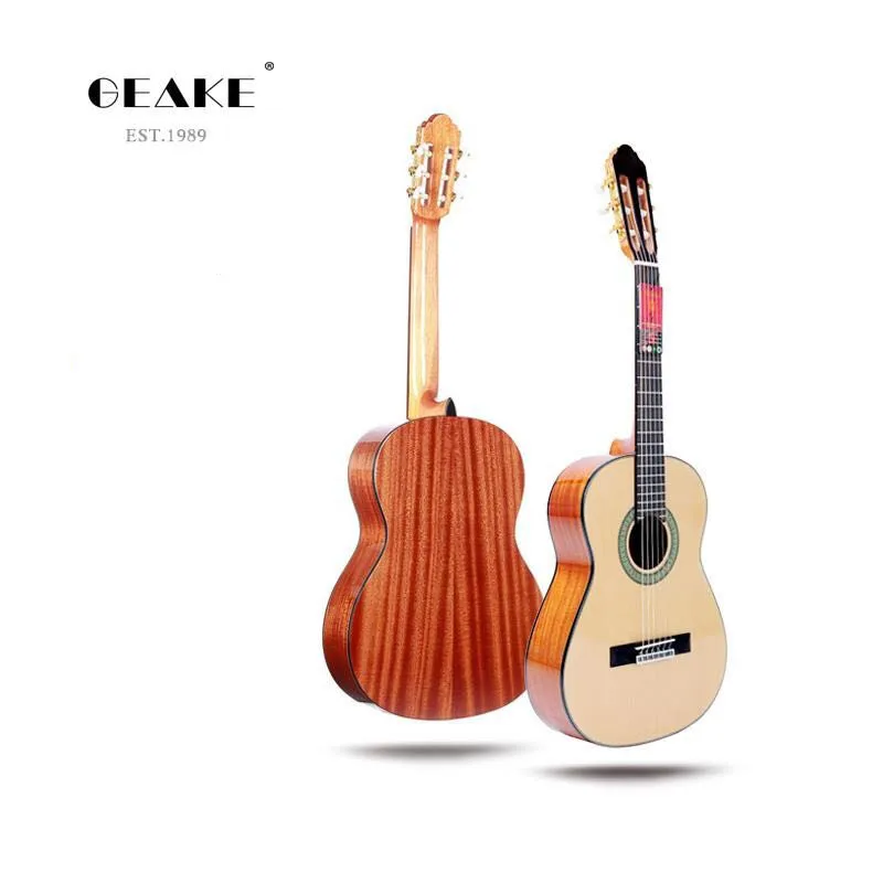 

K-101 4/4 Size Classical Spruce Mahogany Guitar For Practice And Beginners