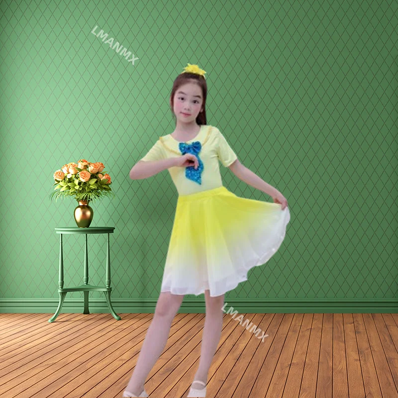 

Children's performance costume, modern dance chorus performance costume
