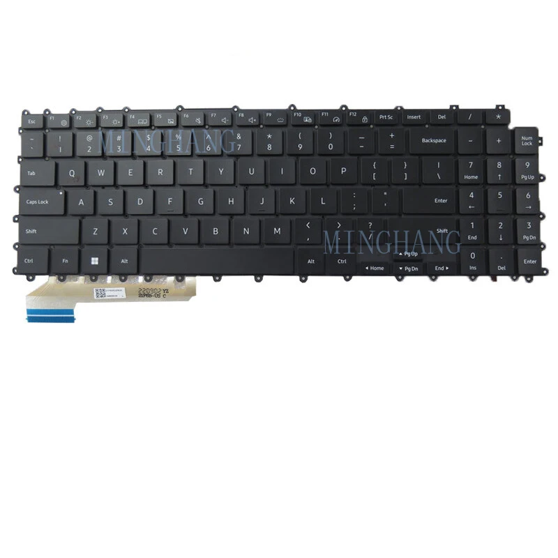 M   New for Samsung Galaxy Book Pro 360 950QDB NP950QDB US English keyboard black