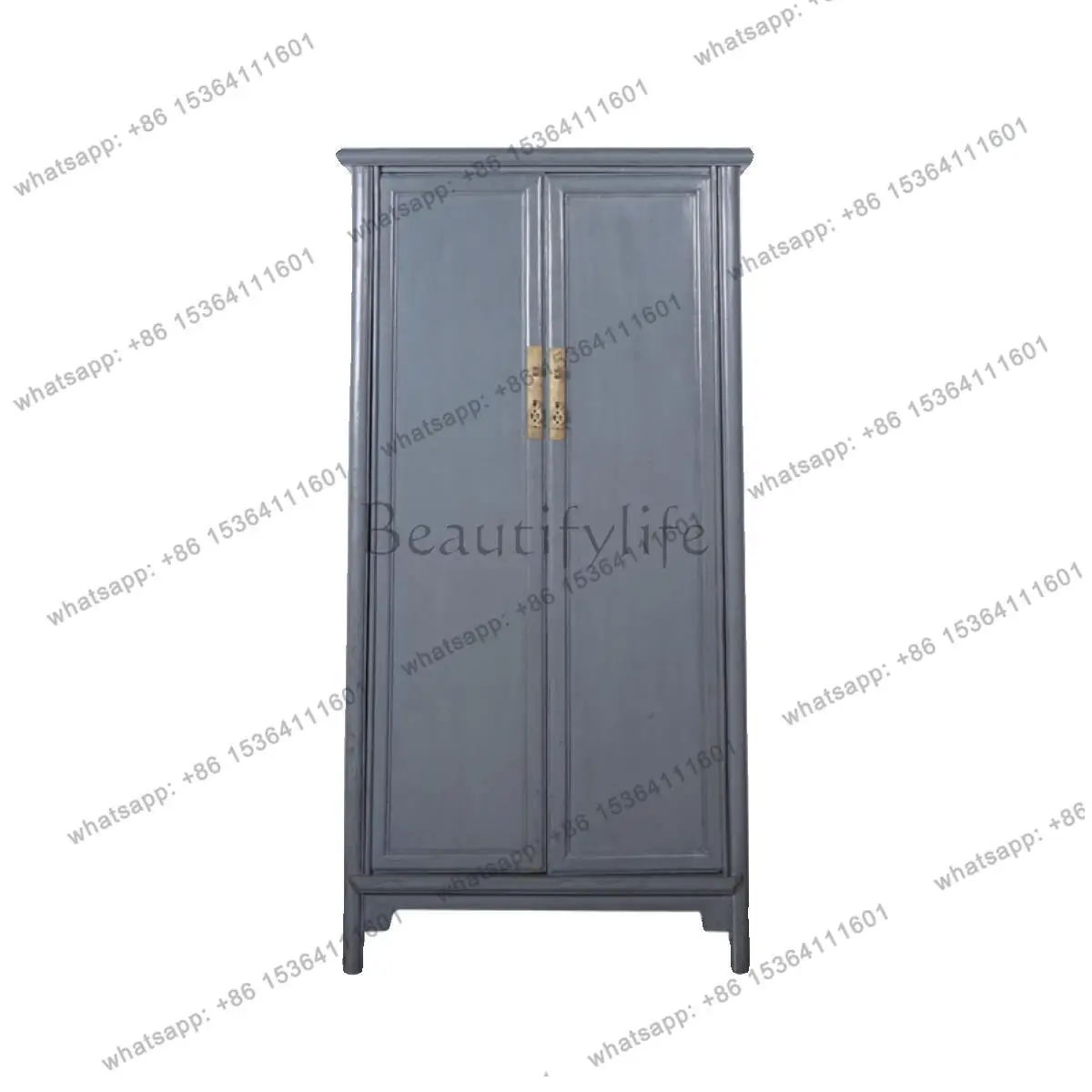 Antique Chinese solid wood wardrobe household Ming and Qing classical simple storage storage high cabinet