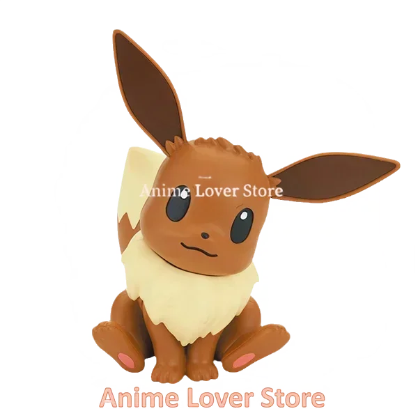 Bandai oryginalny Pokemon Eevee 04 07 42 figurka Anime prosty montaż zabawki modele dla dzieci prezent Model kolekcjonerski ozdoby