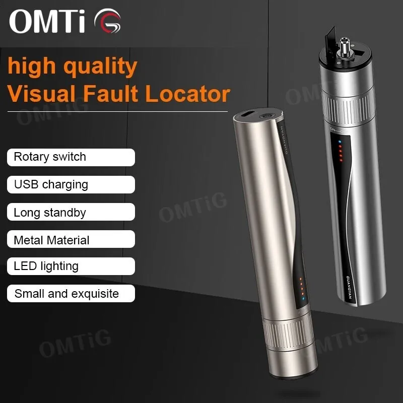 5-30Mw VFL Fiber Optical Cable Tester Lithium Battery Visual Fault Locator For FC/SC/ST Rechargeable Red Light Pen