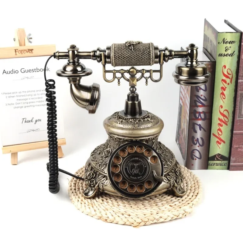 DurableVintage Recording Telephone Antique Hotel Wedding Message Fixed Landline Recording Telephone