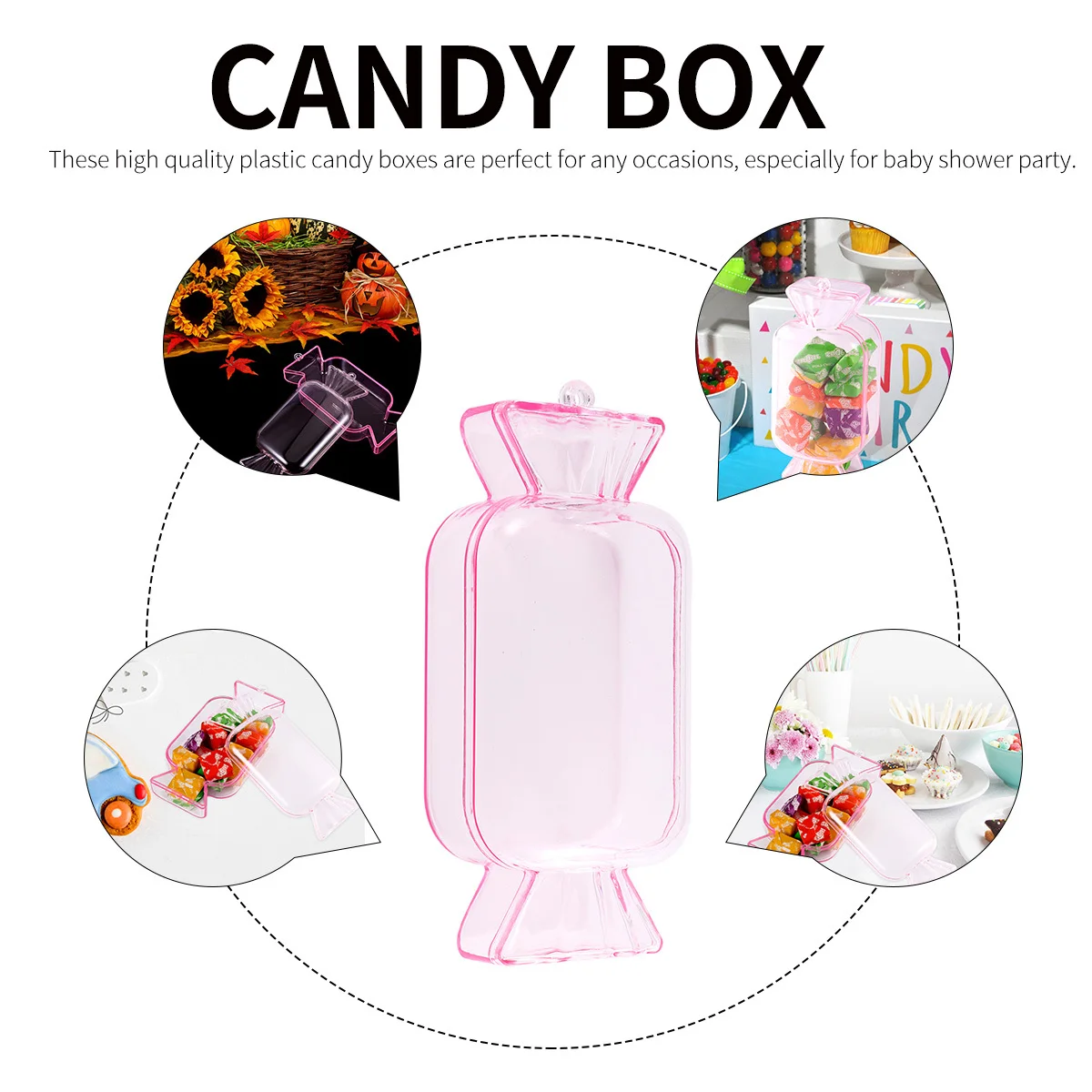 

12Pcs Plastic Candy Boxes Cute Candy Container for Halloween Treats and Party Favors Creative Gift Box for Adults