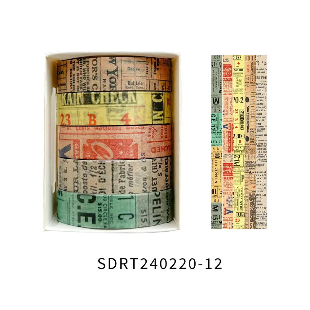 Hand Account Tape Set Decorative Material Hand Account Tape, Washi Tape Sticker