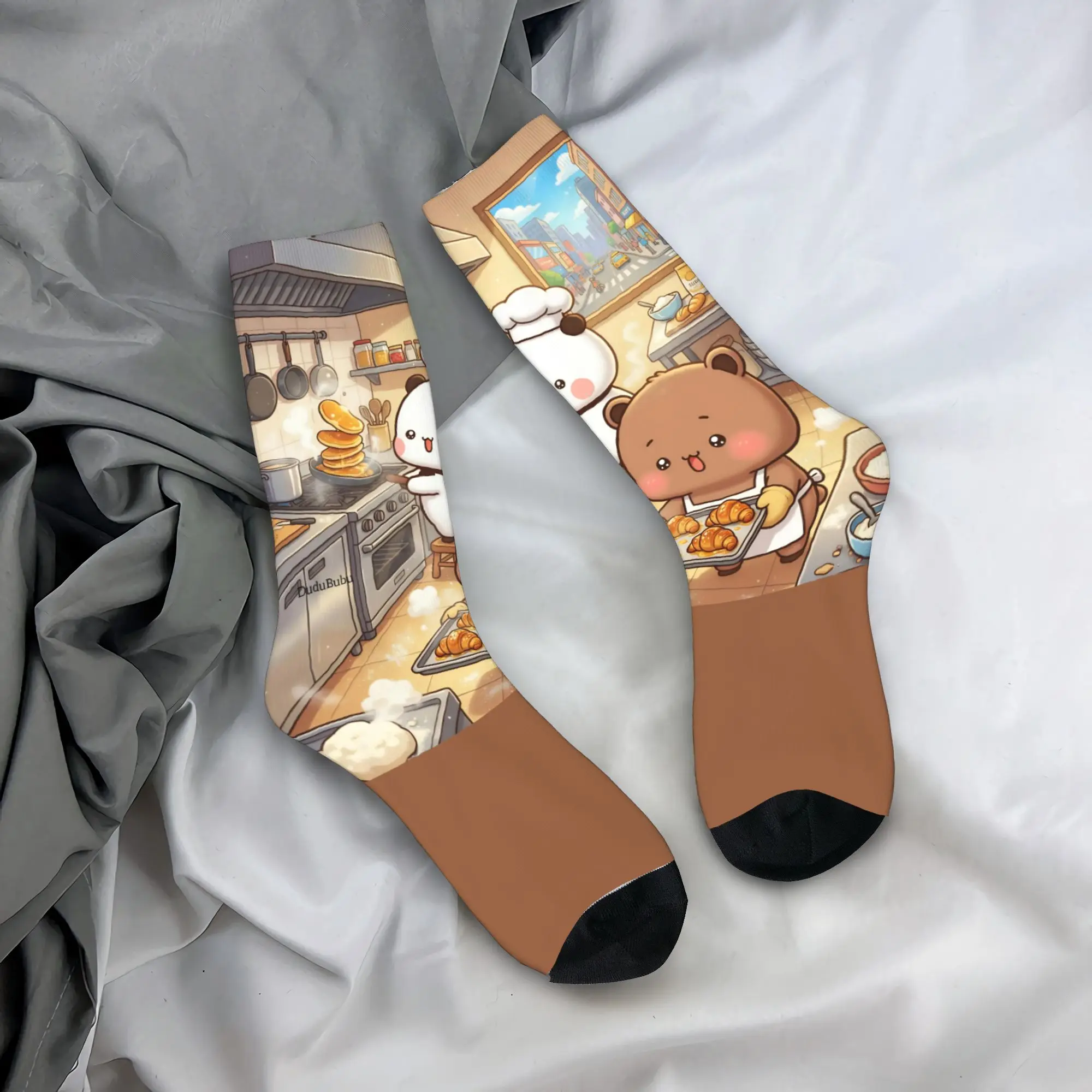 

Cute Cartoon Bubu Dudu Socks Graphic Stockings Anti Slip Men Socks Comfortable Autumn Funny Climbing Socks