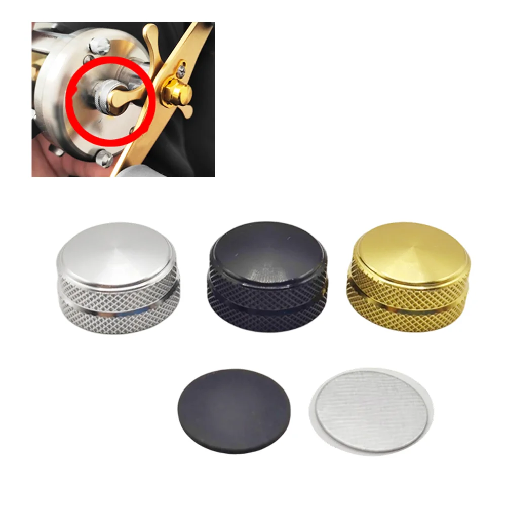 1 قطعة الصيد بكرة غطاء الفرامل المعادن غرامة ضبط المقبض مع جوانات ل CARDIFF التصيد الصيد طبل بكرة تعديل الملحقات