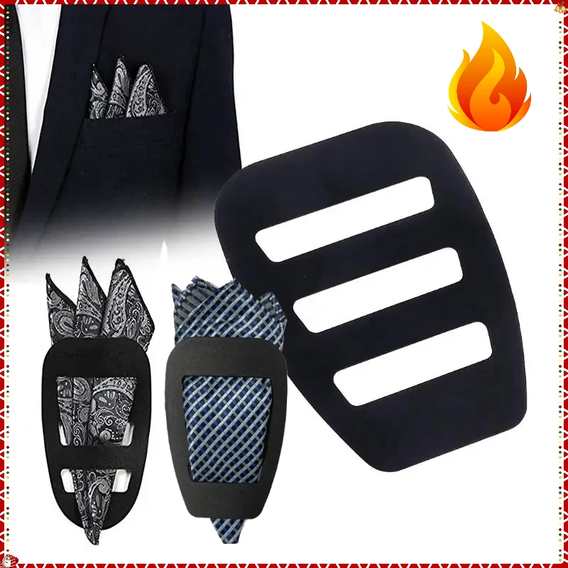 

Handkerchief Keeper Organizer Fashion Pocket Squares Holder Man Prefolded Handkerchiefs For Men Gentlemen Suit Wearing Accessori