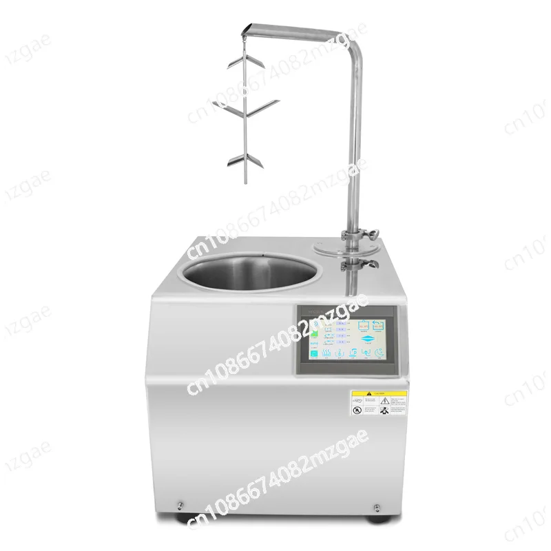 

New Tabletop Chocolate Fountain Tempering Machine 7L Chocolate Dispenser Melter with Digital Display Panel