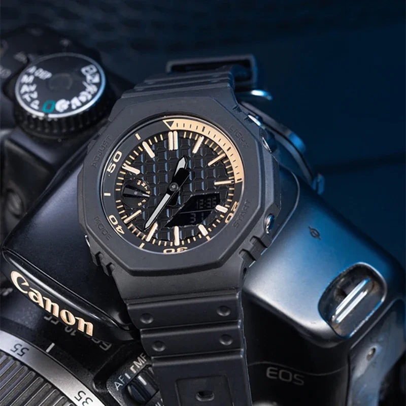 GA2100 CasiOak Mod Kit wskaźnik powierzchniowy dla Casio GA2110 CasiOak modyfikacje wymiana tarczy powierzchnia ręce wewnętrzny pierścień ramki