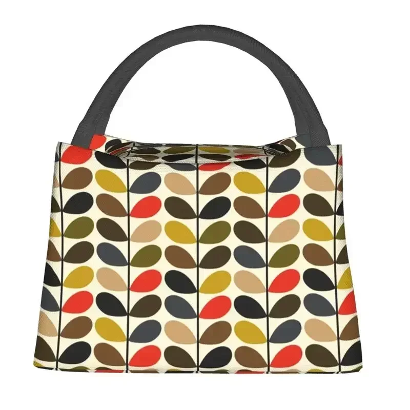 Custom Orla Kiely Multi Stem Lunch Bag Women Thermal Cooler Insulated  Box for Office Travel