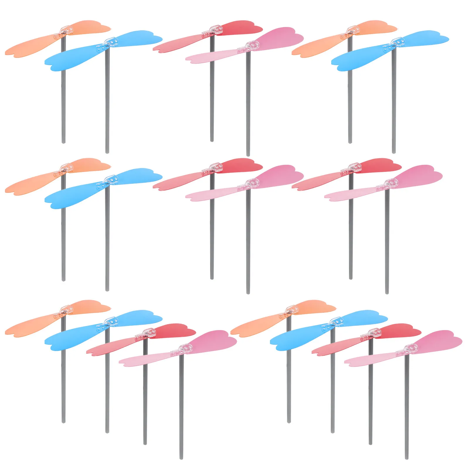 

20 шт. летающих вертолетиков-стрекоз с пропеллерами для улицы, для детских научно-познавательных игр, DIY, веселых семейных занятий