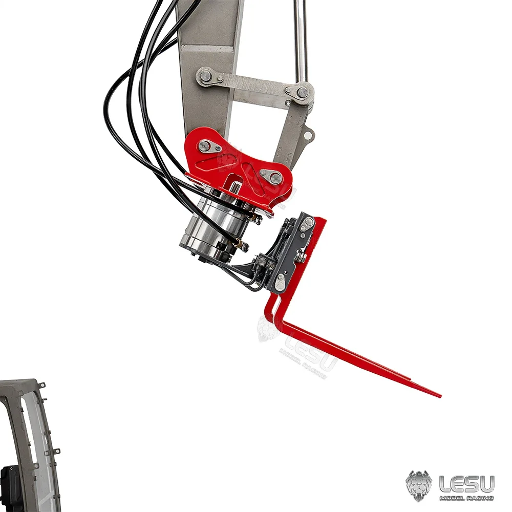 

LESU 1/14 Hydraulic Metal Excavator Remote Control Model Toy Hydraulic 270 Degree Rotating Fork AT-C0041 Upgrade DIY Parts