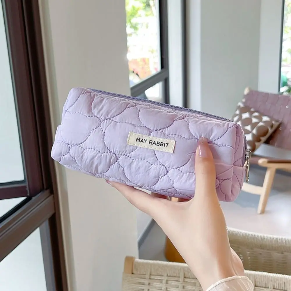 Portable Cute Pen Bag Large Capacity Simple Pencil Case Gift Dirt-proof Stationery Organizer