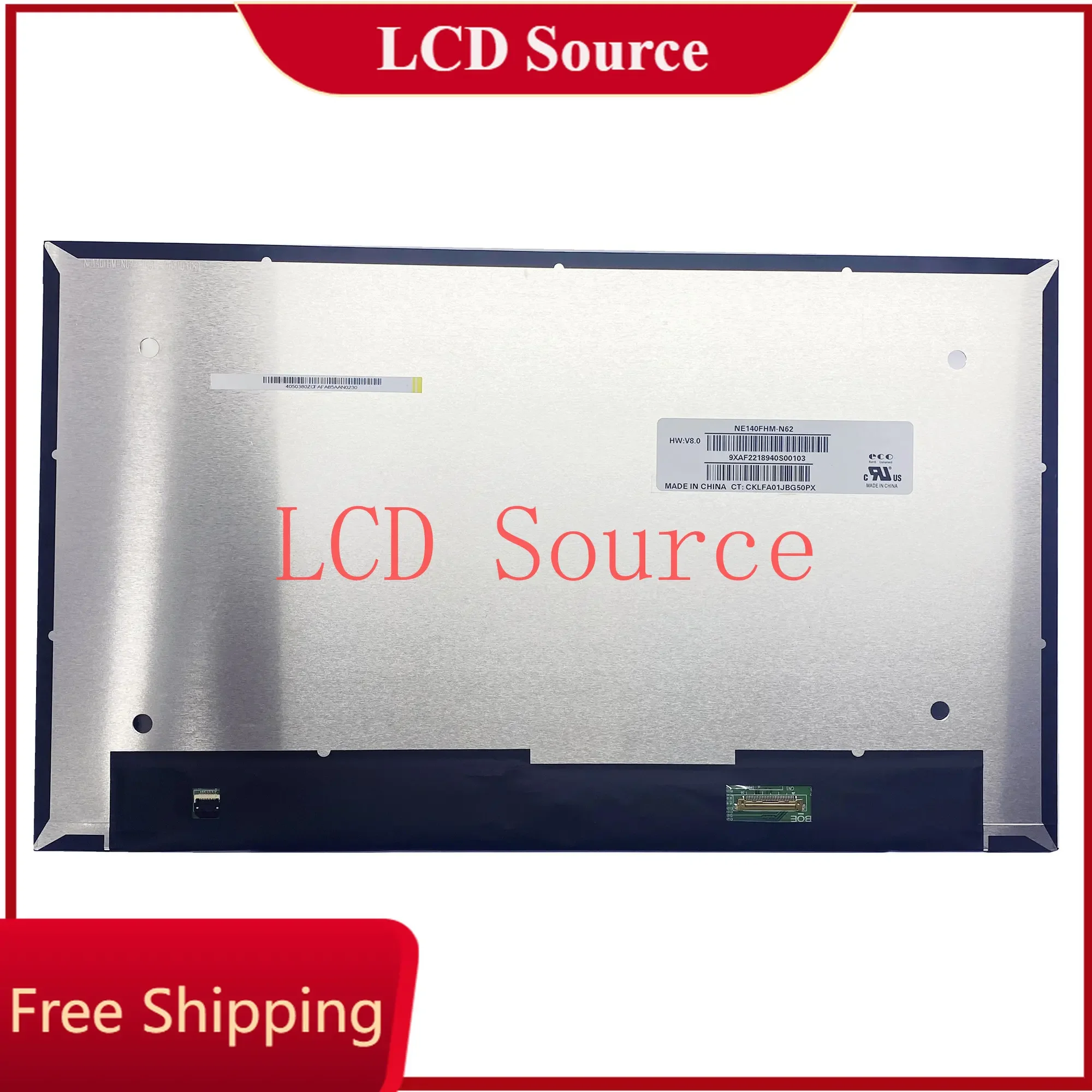 NE140FHM-N62 30pins EDP 1920×1080 FHD Original Display Panel 14.0