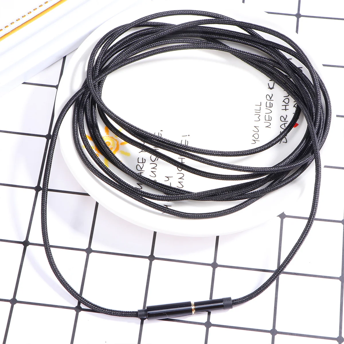 

3.5mm 5m Long Stereo Headphone Extension Cable Black Seamless Audio Transmission for Ios and Other Devices Aux Extension Cable