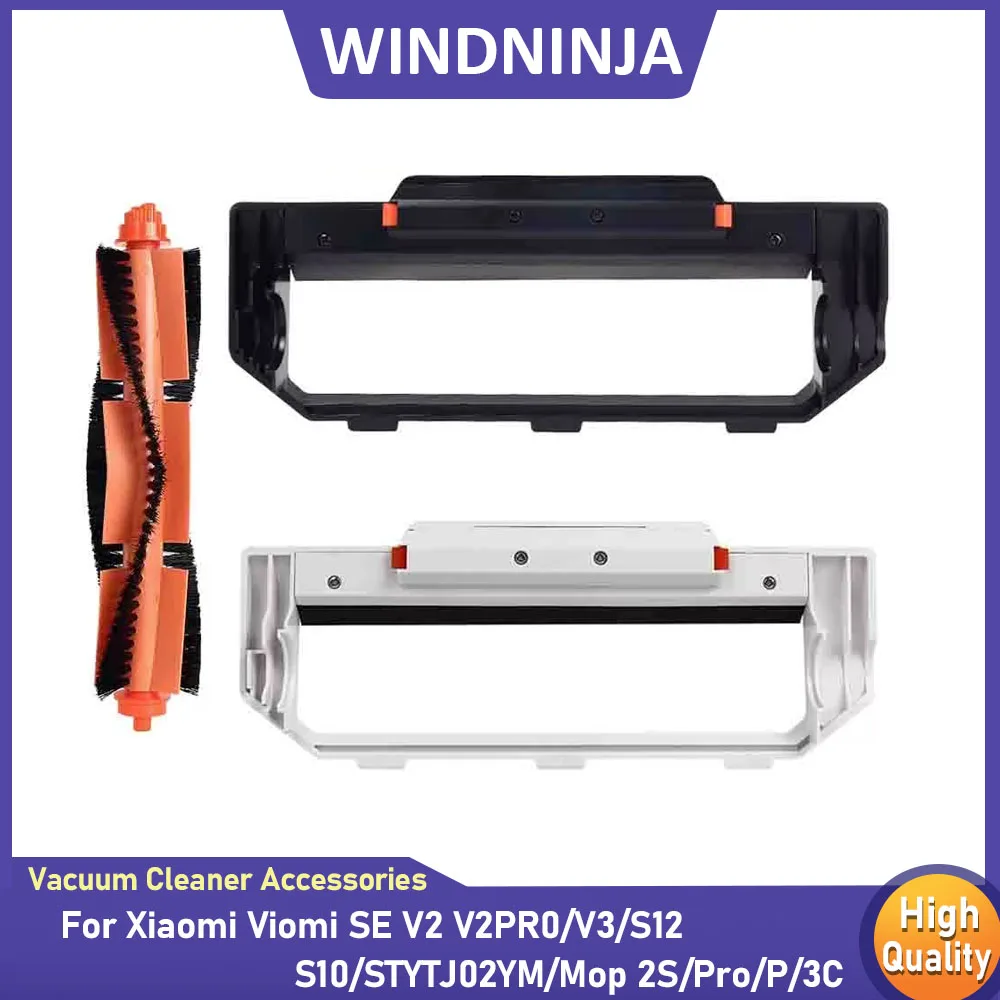 Hauptbürstenabdeckung Hauptbürste für Xiaomi Mijia STYTJ02YM 3C 2S S10 B106GL S12 /Mop 2S/Pro Kehrroboter-Staubsauger Ersatzteil