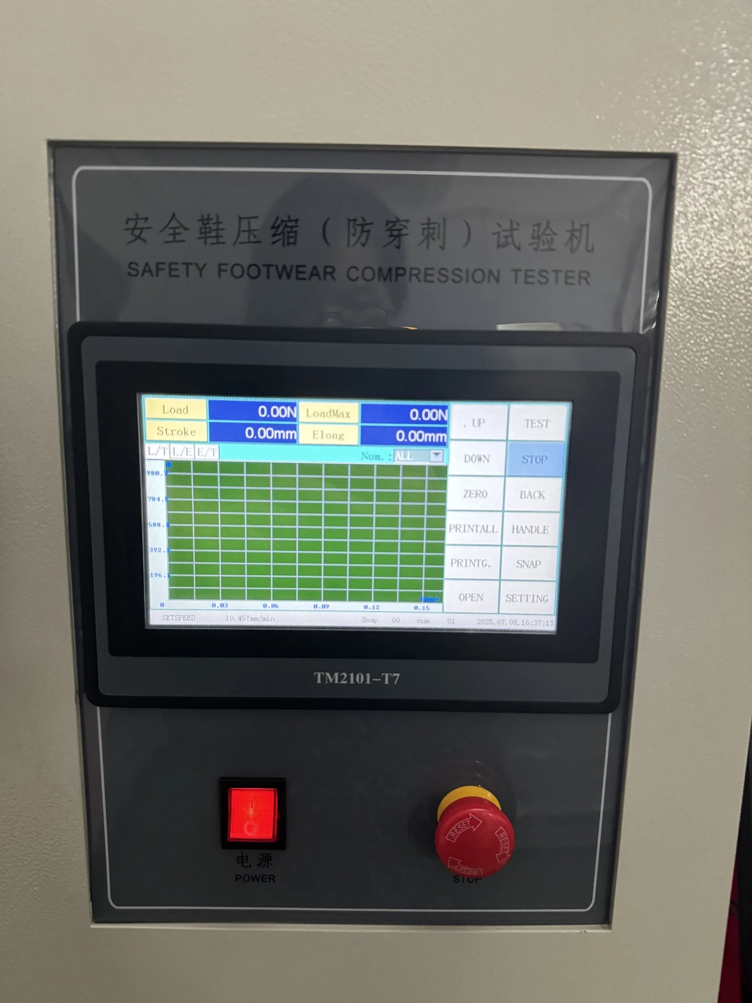 ISO 20345 EN 12568 ASTM F2413-21 معدات اختبار آلة اختبار الضغط والثقب