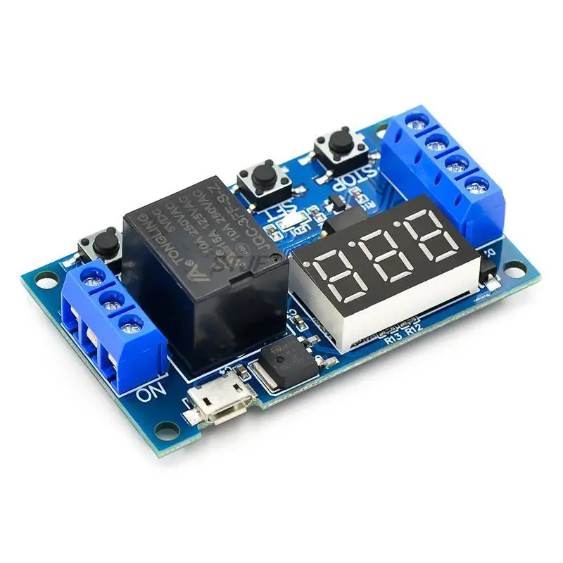 One Relay Module XY-J02 Time Delay Power Cut Off Trigger Delay Cycle Timing Circuit switch