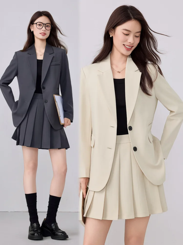 

Black professional suit for women2025New high-end formal suit jacket for interviews and workplace commuting