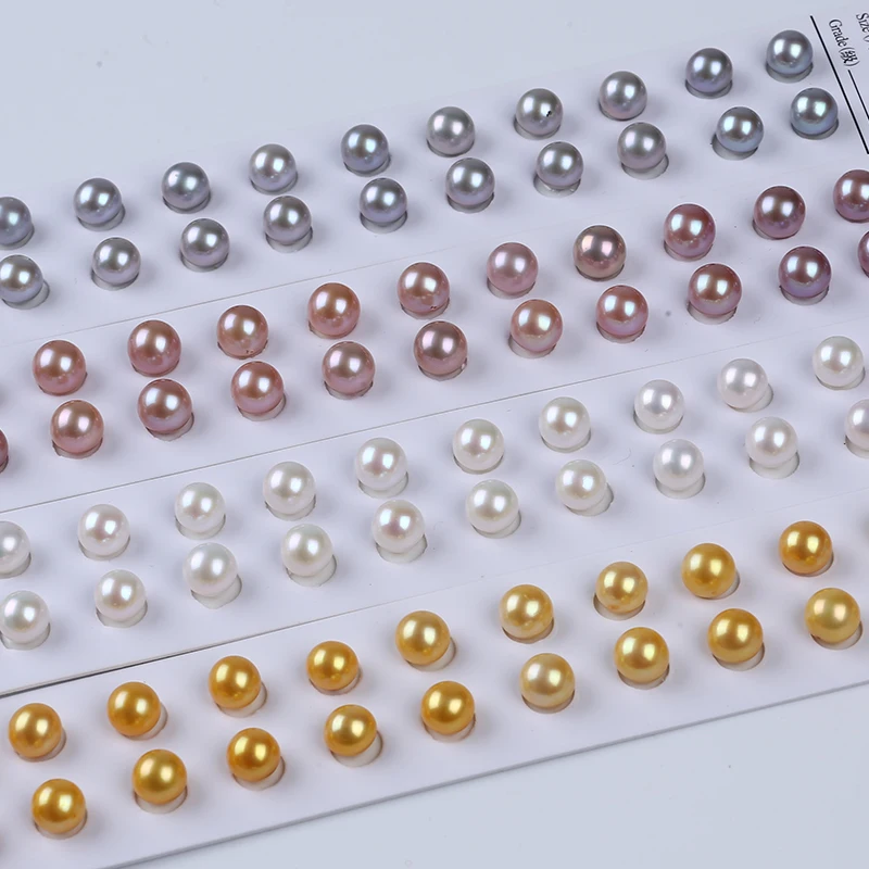 

Natural High Quality 8-8.5mm Perfect Round Pearl Freshwater Pearls Loose Beads Wholesale For Jewelry Making