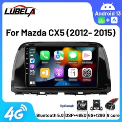 Android 13 Car multimedia Vedio player per Mazda CX5 CX-5 2012-2015 Autoradio navigazione Gps stereo 2din unità principale 4G BT