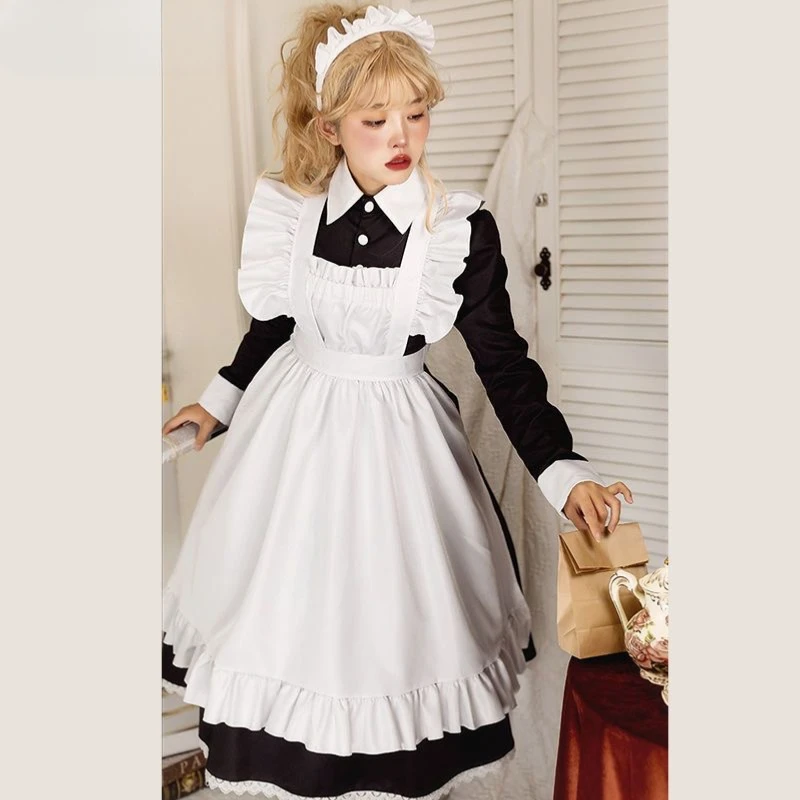 Schattige Lolita Meid Jurk Uniformen Cosplay Kostuum Japanse Anime Halloween Verjaardagsfeestje Optreden Meisjes Kleding