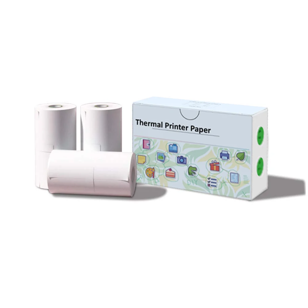 

3PCS White Sticky 57x30mm BPA-Free White Self-Adhesive Sticker Paper Waterproof for Photo Journal Kids