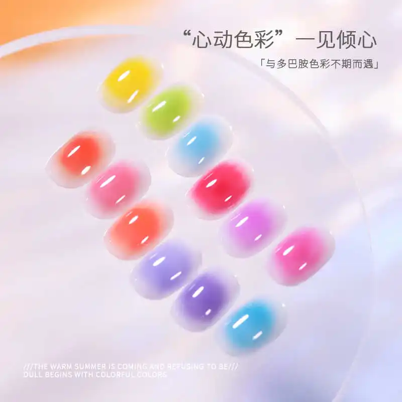 SEEKAA 2026 New 12 Colors Translucent color Nail Gel Set Long-Lasting 5g HEMA&TPO Free Nail Art UV Gel for Nail Salon Wholesale